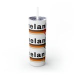 MELANIN PRIDE Skinny Tumbler with Straw, 20oz CULTURAL DESIGNS ACCESSORIES