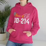 Class of DD214  Unisex Heavy  Hooded Sweatshirt