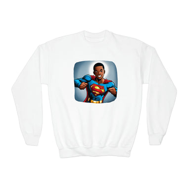 SUPER HERO BOY Crewneck Sweatshirt CULTURAL DESIGNS BACK TO SCHOOL WEAR KIDS