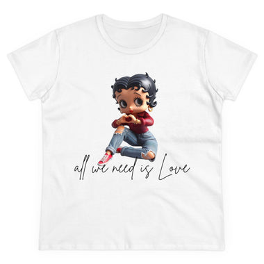 Betty Boop, All we need is Love, Betty Boop Shirt, Betty Boop Tshirt, Gift for her, Retro Betty Boop