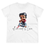 Betty Boop, All we need is Love, Betty Boop Shirt, Betty Boop Tshirt, Gift for her, Retro Betty Boop