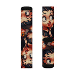 Betty Boop, Classic Betty Boop, Betty Boop Socks, Cute Betty Boop Socks, Betty Boop Art, Sublimation Socks