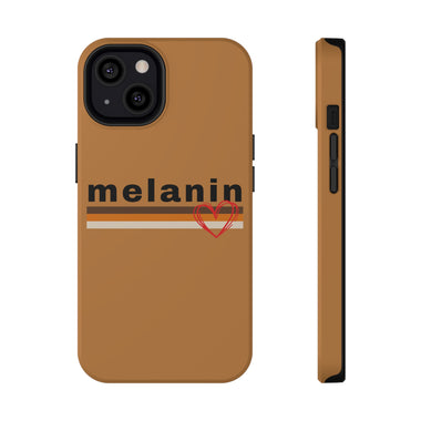 MELANIN CELL PHONE CASE LIGHT BROWN Impact-Resistant Cases ACCESSORIES