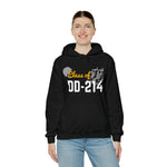 Class of DD214  Unisex Heavy  Hooded Sweatshirt