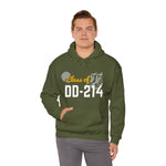 Class of DD214  Unisex Heavy  Hooded Sweatshirt