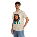 Bob Marley Cotton Tee of Unisex Heavy Cotton Tee Good Vibes