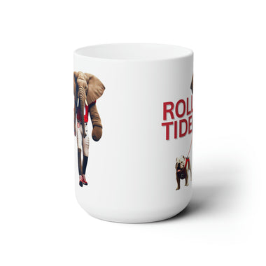 Alabama, Crimson Tide, Game Day Decor, Alabama Roll Tide, Alabama Cup, Alabama fun, Alabama Ceramic Mug 15oz