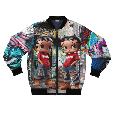 Betty Boop, Betty Boo Bomber, Betty Boop Jacket, Betty Boop Sublimation, Cute Betty Boop, (AOP)