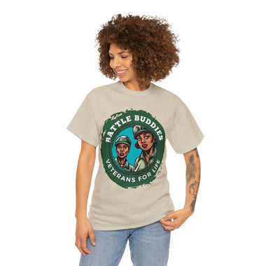 Battle Buddies graphic t-shirts for veterans, female veteran, military shirts, army, black veterans