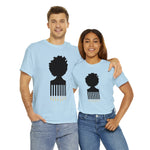 SOUL HAIR CURLY AFRO Cotton Tee of Unisex Heavy Cotton Tee CULTURAL WEAR