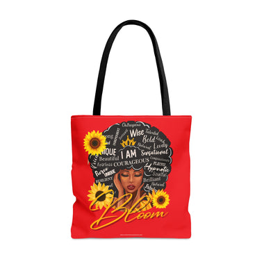 BLOOM Tote Bag UNISEX MESSENGER BAG  GOOD VIBES FAITH CULTURAL ACCESSORIES