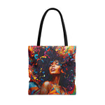 BEAUTIFUL BLACK WOMAN DAZZLE  Tote Bag UNISEX MESSENGER BAG  GOOD VIBES FAITH CULTURAL ACCESSORIES