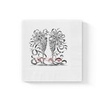 Customized Wedding Napkins White Napkins 001