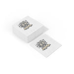 Customized Wedding Napkins White Coined Napkins