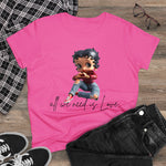 Betty Boop, All we need is Love, Betty Boop Shirt, Betty Boop Tshirt, Gift for her, Retro Betty Boop