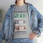 FOOD STAMPS HUMBLE BEGINNINGS Cotton Tee of Unisex GOOD VIBES