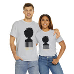 SOUL HAIR CURLY AFRO Cotton Tee of Unisex Heavy Cotton Tee CULTURAL WEAR