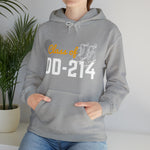 Class of DD214  Unisex Heavy  Hooded Sweatshirt