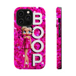 Betty Boop Pink Glitter Magnetic Tough Cases, Boop Lover, Betty Lover, Betty Boop Gift, Boop Lover Gift