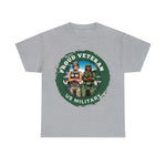 Proud Veteran Women Unisex Heavy Cotton Tee good vibes