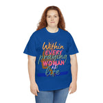 Behind Every Praying Woman, graphic faith t-shirt, custom shirts