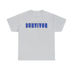 SURVIVOR COLON CANCER Heavy Cotton Tee GOOD VIBES WEAR FAITH