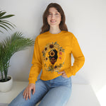 IT'S FALL Y'ALL Unisex HALLOWEEN Crewneck Sweatshirt GOOD VIBES SISTERHOOD