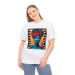 CINEMA WOMAN Cotton Tee of Unisex Heavy Cotton Tee GOOD VIBES