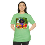 Autumn Vibes  graphic t-shirt, funny, fall, African American women custom designs