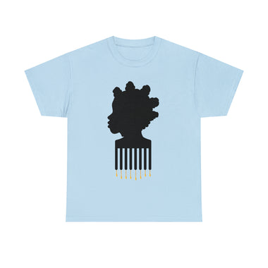 Soul Hair Bantu Knots Heavy Cotton Tee of Unisex Heavy Cotton Tee