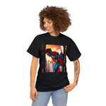 BLACK SUPER TEEN Cotton Tee of Unisex Heavy Cotton Tee GOOD VIBES