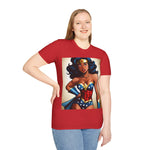 Vintage Wonder Woman, Beautiful Wonder Woman, Superwoman, Wonderwoman, womanly shirt, black super woman