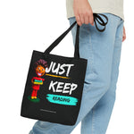 Copy of JUST KEEP READING Tote Bag UNISEX MESSENGER BAG  ACCESSORIES KIDS