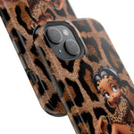 Betty Boop Leopard Cougar Print Magnetic Tough Cases, Boop Lover, Betty Lover, Betty Boop Gift, Boop Lover Gift