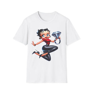 Betty Boop Shirt, Engagement Shirt, Bride to Be, wedding engagement, I said I do, wedding engag, diamond ring shirt