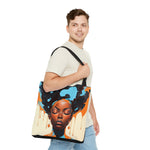 Beautiful Black Young Woman Paint Tote Bag Accessories