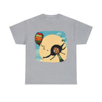 Ballon Girl, Graphic fun T-shirt, artistic shirt, custom design