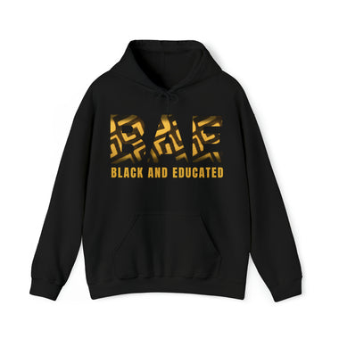 BAE Black and Educated Tribal Print Unisex Hooded Sweatshirt Good Vibes