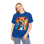 Pit Bull in shades, cool t-shirts, dog graphic shirts, fun shirts with dogs, unisex t-shirts