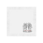 Customized Wedding Napkins White Napkins 001