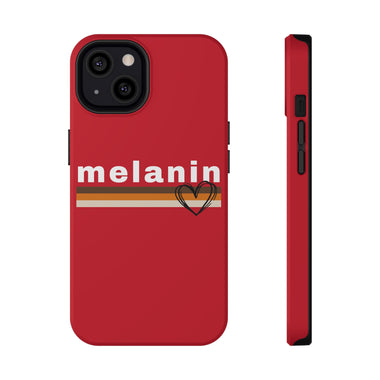 MELANIN LOVE RED CELL PHONE CASE Impact-Resistant Cases ACCESSORIES