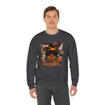 HALLOWEEN QUEEN Unisex Crewneck Sweatshirt GOOD VIBES SISTERHOOD