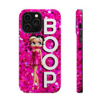 Betty Boop Pink Glitter Magnetic Tough Cases, Boop Lover, Betty Lover, Betty Boop Gift, Boop Lover Gift