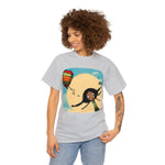 Ballon Girl, Graphic fun T-shirt, artistic shirt, custom design