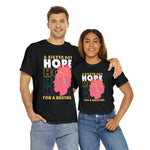 Sister got hope for a brother, custom graphic t-shirt, african american sisterhood designs, empowerment, black lives matter