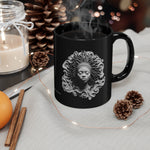 Awaken Queen 11oz black mug coffee cup