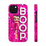 Betty Boop Pink Glitter Magnetic Tough Cases, Boop Lover, Betty Lover, Betty Boop Gift, Boop Lover Gift