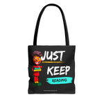 JUST KEEP READING Tote Bag UNISEX MESSENGER BAG  ACCESSORIES KIDS