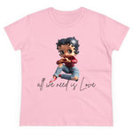 Betty Boop, All we need is Love, Betty Boop Shirt, Betty Boop Tshirt, Gift for her, Retro Betty Boop