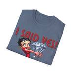 Betty Boop Shirt, Engagement Shirt, engagement customer,  wedding engag,  T-Shirt